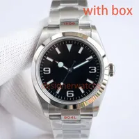 Mens Watch Klasik Moda Tasarımcısı Otomatik Mekanik Saat Boyutu41mm36mm31mm Paslanmaz çelik kayış klasik toka su geçirmez safir camla eklenebilir
