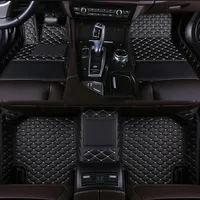 Bilgolvmattor passar Audi S3 S5 S6 S7 S8 A1 A3 A4 A5 A6 A7 A8 Q3 Q5 Q5 avant Sportback TT TTS V￤nster Drive of Carpets234R