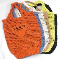 Luxury Designer Duży The Tote Bag 5A Wysokiej jakości kobiety worka plażowa pętla hobo luksusowe torebki edycja trawy kieszonkową worki na ramię męskie torby na ramię