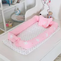 Newborn Baby Sleeping Multi-Function Folding Anti-Pressure Bionic Nest Unisex Bed Crib MAR152645