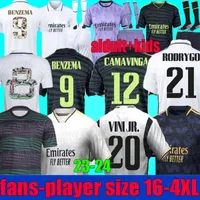 Benzema Finals koszulki piłkarskie specjalne 2022 2023 Camavinga Alaba Modric Vini Jr koszulka piłkarska 22 23 24 Realu Madrids TChouameni Camiseta Men Kit Kit Minform Valverde Valverde