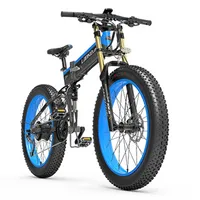 US Warehouse de alta qualidade 1000W Mountain Bike 14.5ah Bateria de lítio Ebike 26 polegadas Bicicleta elétrica dobrável para pneus gordurosos