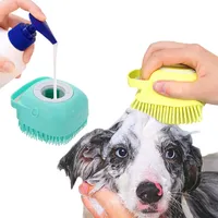 Cute Magic Soft Silicone Bath Brushes Household Baby Showers Bubble Cleaning Dirt Remover Pet Wash Skin Massage Body Brush Shower Gel Addable