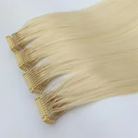 Brasiliansk hårförlängning 6d Tips Pre Bond Human Hair Extension för kvinna fullt huvud på 30 minuter 20 färger tillgängliga 14-28 tum fakta190s