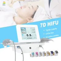 7D Hifu Pijnloze Hifu Machine Face Tifting Skin Trachering Focused Ultrasound Anti-Wrinkle HIFU 7D Machine