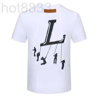 Camisetas masculinas Designer Luxus T-shirt Sommer Herren Womens Kurzarm Mode