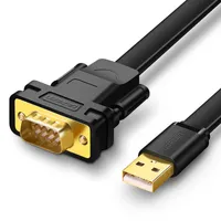USB в RS232 Com Serial DB9 Converter Flat Cable для Win10 Win8 Mac Server2008 Industry FTDI FT232