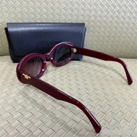 نظارة شمسية مستديرة للنساء نظارات شمسية كبيرة الحجم مصمم ظلال السفر الشاطئ الشاطئ الإطار النظارات البساطة السوداء الأسيتات الأسيتات
