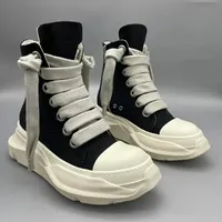 Owens orijinal tuval ayakkabıları rahat ayakkabılar kalın tabanlar jumbo ayakkabılar spor ayakkabıları rick erkek ayakkabıları shdw dantel kadın spor ayakkabıları