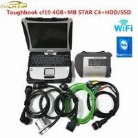 MB Star C4 SD Connect with V2019 05 Soft-ware HDD SSD Toughbook cf19 4GB laptop mb star c4 Diagnostic Tool multi-language230S