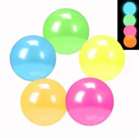 Luminoso Sticky Ball Toys 6cm Sticky Wall Games Home Party Games Glow in the Dark Novelty Toys Descompresi￳n Squeeze Toy 1738