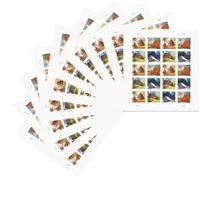 Stamps Barn Postcard Oliminazione 10 fogli di 20 US Postale di prima classe American History Chim Elebration Anniversary 200 Drop Dhbc0
