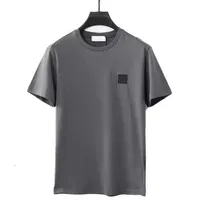 Tシャツデザイナーシャツストーンアイランドサマーメンズウェア通気性ルースレタープリントラバーズストリートファッション100％コットンTシャツV2