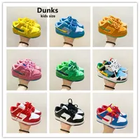 Orso arancione dunks bassi scarpe per bambini ragazzi ragazze fuori porta sport scarpa grate gialla verde rosa verde blu taglia 24-35