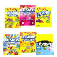 Tom Lifesaver Packaging P￥sar gummier ￤tbara godis plast sur vattenmelon lukt bevis paket
