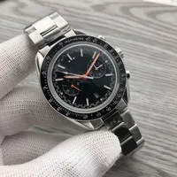 DHGate Designer Mens horloges 44 mm automatische mechanische outdoor Seama Watch datum met sterrenloze stalen armband roteerbare ringmaan horloges waterdicht 300m