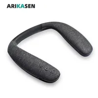 Neckband Bluetooth 5 0 Speakers Wireless Wearable Neck Speaker True 3D Stereo Sound Portable bass Built-in Mic with Microphone Com2784