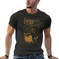Męskie koszule gojira band Sun Swallower Heavy metalowa koszula Mężczyzna ubrania Krótkie rękawowe strejowe odzież plus rozmiar TEE TEE