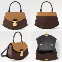 Tilsitt bolsa de bolsa de couro para a cidade de couro designer feminino hardware dourado de cor dourado