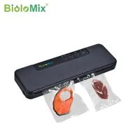 Fruit Vegetable Tools BioloMix Automatic Food Vacuum Sealer Wet or Dry Saver Packing Machine with 10pcs free bags for Sous Vide WhiteBlack W230 230224