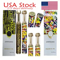 California Honey Vape Pen Copper Tip 1ml Thick Oil Carts Round Pens Rechargeable 400mah Battery Vaporizer empty Disposable E-cigarettes Stickers Packaging Bags