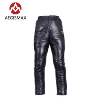 AEGISMAX 95% White Goose Down Men Pants Ultralight Outdoor Travel Camping Hiking Waterproof Warm Trousers 800FP Thicken227g