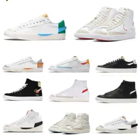 2022 Blazer Mid 77 Vintage Jumbo Casual Shoes Mens Women Green Summit Arctic Punch Punch Gum Blazers OG Black White Red Cred Congo Trainers Trainers Designer Sneakers Sneakers