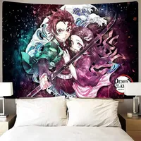 Tapestries Demon Slayer Poster Tapestry Anime Cartoon Probrection Gift257C