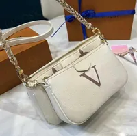 Designerv￤skor Kvinnor Cross Body Shoulder Bags 2st Purs Palletter Brand Luxury Fashion Pr￤glade bokst￤ver Handv￤skor Partihandel Composite Bag