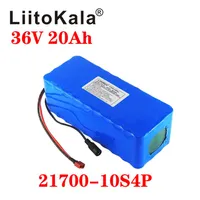 customizable LiitoKala 36V 20Ah 21700 5000mah 10S4P batteries pack 500W high power battery 42V 15000mAh Ebike electric bicycle BMS2542