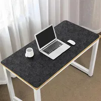 Mouse Pads & Wrist Rests Large XXL Office Computer Desk Mat 100x50 120x60cm Table Keyboard Pad Wool Felt Laptop Cushion Non-slip C314Z