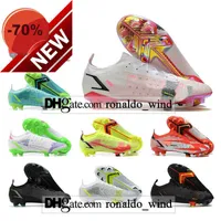 Sandals GIFT BAG Mens High Top Football Boots CR7 Mercurial Vapores 14 XIV Dragonfly Elite FG Firm Ground Cleats Men Outdoor Superfly 8 Neymar ACC