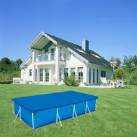 Piscina rotonda di grandi dimensioni piscina per polvere macinata copertura per labbra in tessuto per labbra per la villa piscina giardino esterno 2887