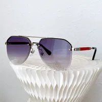 Gafas de sol dise￱ador de lujo de gafas de rana gafas de sol gafas de piloto lente de metal gafas de sol goggle goggle uv400 lentes de sol occhiali da sole con caja