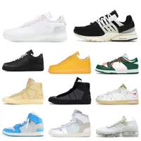 Trainer One Low Forces Running Shoes Men Women Jumpman 1 1S 4 Sail 4s 5 Fly Knit 2.0 Gummi Airs Offs MCA Volt Dunkes White Black Basketball Trainer Sports Sneakers S74