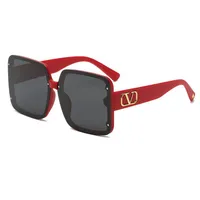 Luxury designer Women Mens Sunglasses V-Letter Resin Lens Full Frame Sun Glass For Men Anti UV400 Ombre Color JC565295E