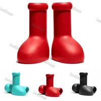 2023 MSCHF Big Red Boot Designer Men Women Astro Boy Platform Big Size Boots Thick Bottom Non-Slip Booties Rubber Rain Boots Parent-child Family Park Party Bootie 28-48