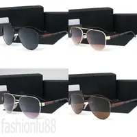 Черный дизайнер Негабаритный солнцезащитный очки для женщин мужские очки