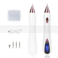 Laser Plasma Pen Visage Peau Dark Spot Remover Taupe Tattoo Removal Machine Facial Taches De Rousseur Tag Wart Removal with needles225U
