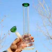 Tubo de ￡gua de ￡gua de vidro de vidro de 11 ", copo de borbulhador de bubbler de pr￩ -colisor de tabaco