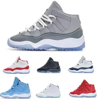 2022 Kids 11s Kid Basketball Shoes Space Cool Gray Gray Jam Bred Concords Youth Boys Sneakers Kids Boy Girl Girl Toddler Sneakers Fashion Tennis Shoe 28-35