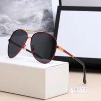 Óculos de sol de luxo de alta qualidade 10012 Metal Frame PC UV400 Esportes para homens e mulheres Verão Glasshade Glasses Outdoor Bicycle Sun 4 C305Y