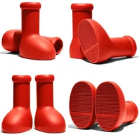 Astro Boy MsChf Boots Designer Boot Big Red Buty Women Mens Fashion Solid Round Stop