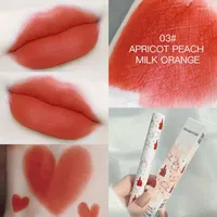 Lip Gloss 6 Colors Liquid Lipstick Waterproof Long-lasting Glaze Moisturizing Nonstick Cup Lips Makeup Beauty Cosmetic TSLM1