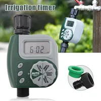 Outdoor Irrigation Controller with Large Digital Display Automatic Plant Watering Timer Kit for Garden Lawn Farm Tool237q