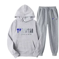 Tracksuit Trapstar Brand Men&#039;s Jackets Printed Sportswear Men&#039;s t Shirts 16 Colors Warm Two Pieces Set Loose Hoodie Sweatshirt Pants Jogging over sized 2xl 3xl