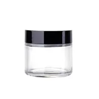 60 ml Clear Glass Cosmetic Jar Pot - 60g Skin Care Cream Refillable Bottle Cosmetic Container Makeup Tool for Travel Packing297U