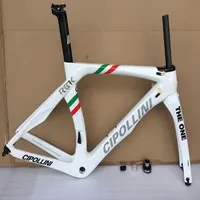 2021 Carbon Road Rame Cipollini RB1K Один блестящий RB1000 K08 Итальянский флаг углеродного волокна Road Bike Bikcle Frame Set2875