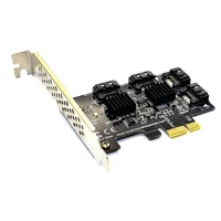 새 추가 카드 SATA3 PCI-E PCIE PCI Express SATA 3 컨트롤러 멀티 플라이어 SATA 카드 확장 PCI E PCIE X1 SATA PORT ADAPTER301D