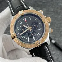 Herren Uhr 46mm Quarz Batterie Uhr Luminous Sapphire wasserdichte Freizeit klassische Modewache Montre de Luxe Armbanduhr